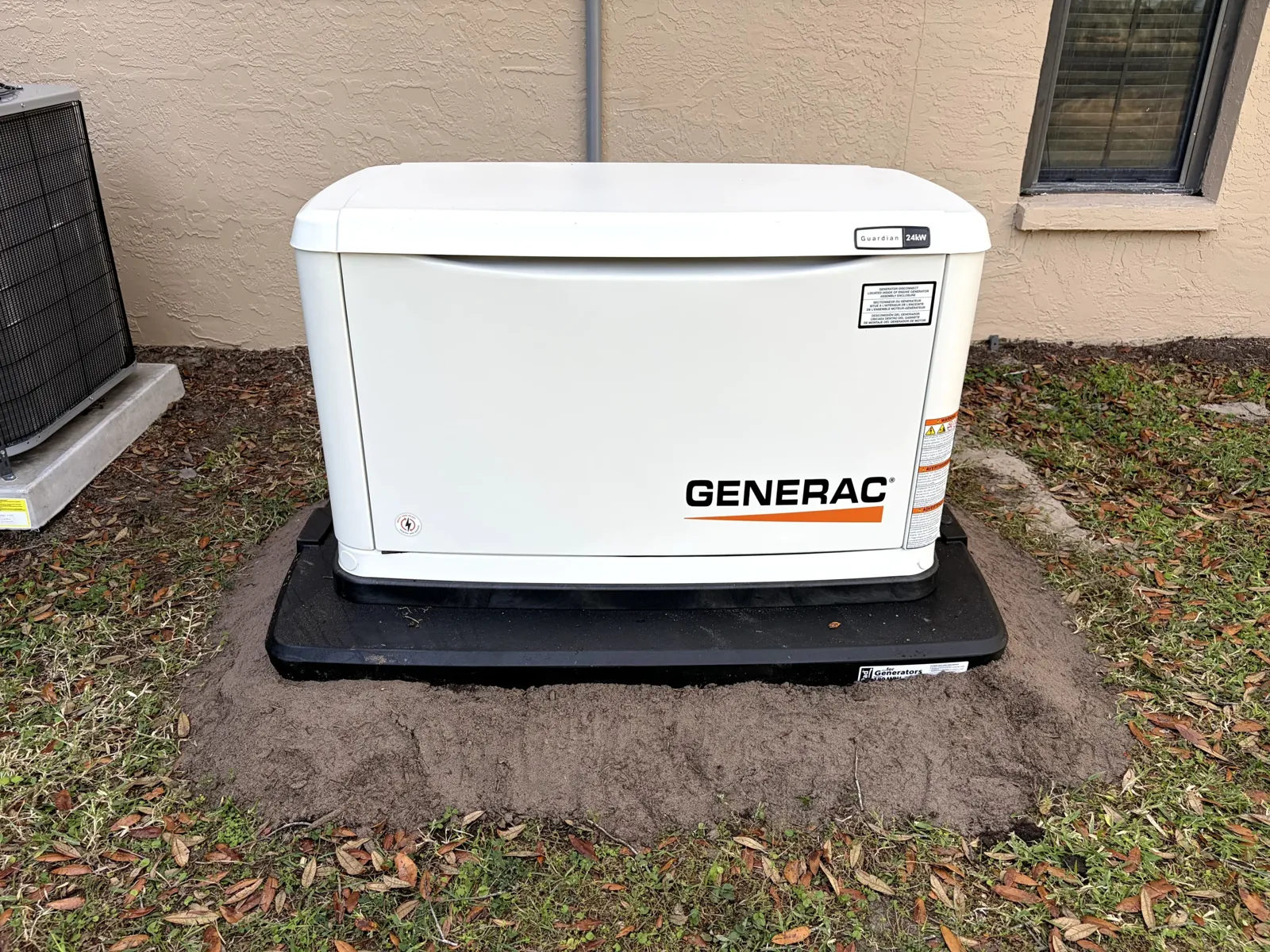 Generac standby generator installed by DeCort